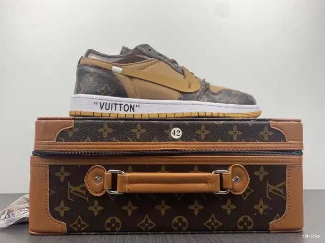 Cheap TB Off-Louis 1 Air x AJ1 OW Jordan LOW 0512